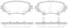 Колодки гальмівні диск. задн. (Remsa) Mazda 3 1.5 13-,Mazda 3 2.0 13-,Mazda 3 2.2 13- (P14703.02) WOKING P1470302 (фото 1)