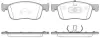Колодки гальмівні диск. перед. (Remsa) Peugeot Expert III (16-),Citroen Jumpy III (16-), Opel Vivaro C (19-) (P16193.00) WOKING P1619300 (фото 1)