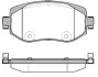 Колодки гальмівні диск. перед. (Remsa) Renault Megane IV (P16243.08) WOKING P1624308 (фото 1)