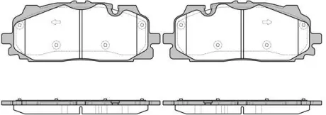 Колодки гальмівні диск. перед. (Remsa) Audi Q7 (16-) (P17673.00) WOKING P1767300