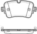 Колодки гальмівні диск. задн. (Remsa) Audi Q7 15> (P17683.08) WOKING P1768308 (фото 1)