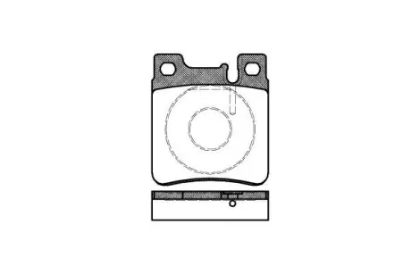 Колодки гальмівні диск. задн. (Remsa) MB C202 C203 E210 S140 (P5073.00) WOKING P507300