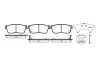 Колодки гальмівні диск. перед. (Remsa) Toyota Avensis 2,4i 03&gt;08 / Hilux 05&gt;08 (P6243.02) WOKING P624302 (фото 1)