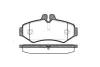 Колодки гальмівні диск. задн. (Remsa) MB Sprinter I (00-06)/VW LT 28-35 II (96-06) (P6333.00) WOKING P633300 (фото 1)