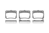 Колодки гальмівні диск. задн. (Remsa) Mitsubishi Pajero Sport I 98>08, II 08>15, III 15> (P6503.02) WOKING P650302 (фото 1)