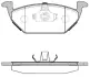 Колодки гальмівні диск. перед. (Remsa) VAG Fabia I II Octavia I Roomster / Polo 02> 09> 14> (P7333.00) WOKING P733300 (фото 1)