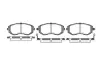 Колодки гальмівні диск. перед. (Remsa) Subaru Forester 02&gt; 08&gt; / Impreza 00&gt; 08&gt; / Legasy, Outback 03&gt; 08&gt; (P8513.02) WOKING P851302 (фото 1)