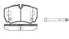 Колодки гальмівні диск. задн. (Remsa) Ford Tranzit 06&gt;13 (P9493.10) WOKING P949310 (фото 1)
