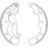 Колодки гальмівні бараб. задн. (Remsa) Suzuki SX4 06-14,Fiat Sedici 06-14 (Z4227.00) WOKING Z422700 (фото 1)