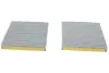 Фільтр салону BMW X3 (F25)/X4 (F26) 2.0/3.0D 10- (вугільний) (к-кт 2 шт.) WUNDER FILTER WPK 223 (фото 3)