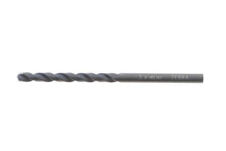 Свердло спіральне по металу, HSS, DIN 338, D3,9 mm, ZEBRA {арт. } WURTH 0624000390