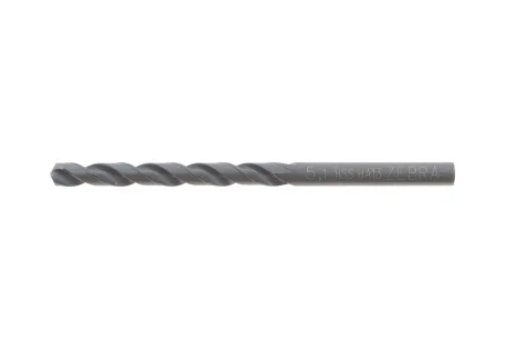 Свердло спіральне по металу, HSS, DIN 338, D5,1 mm, ZEBRA {арт. } WURTH 0624000510