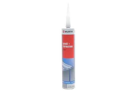 Клей-герметик комбінований поліуретановий K+D (300ml) (білий))) WURTH 08901001
