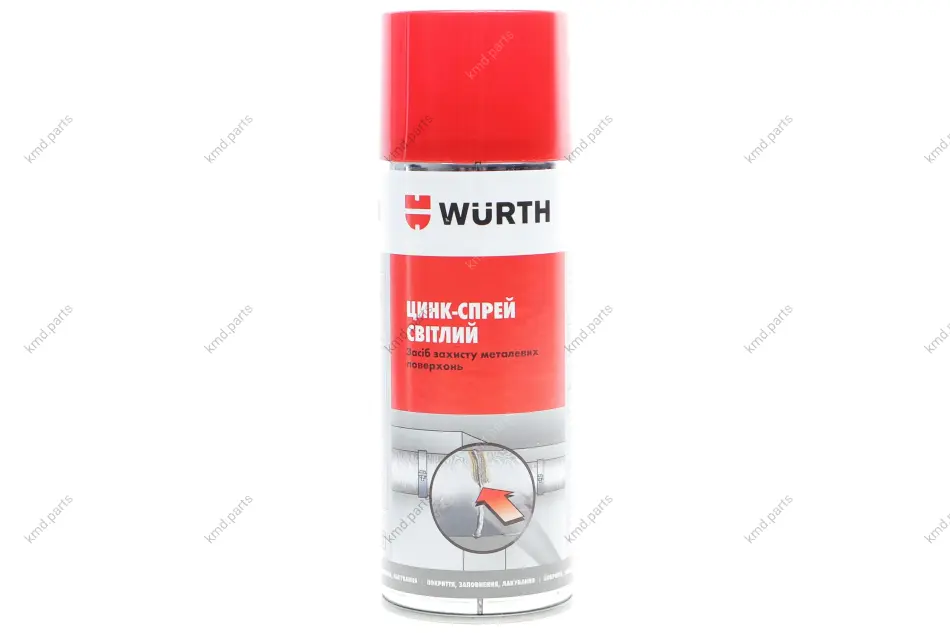 Цинк-спрей світлий, 400мл WURTH 0893113114 (фото 1)