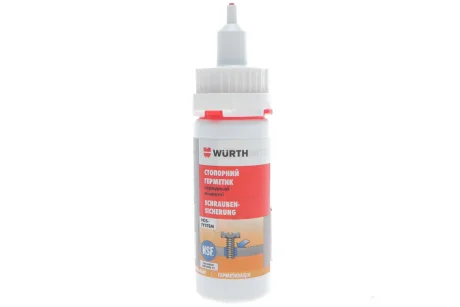 Фіксатор різьблення (синій) 25g (від -55°С до +150°С)) WURTH 0893243025