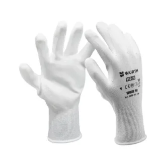 Рукавиці з поліуретановим покриттям (XL) White PU (12 пар) WURTH 0899401110012