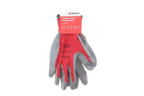 Перчатки с нитриловым покрытием (XXL) RED NITRILE WURTH 0899403111