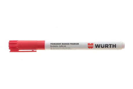 Маркер перманентный чернильный Premium (красный)) (1mm) WURTH 0967915312