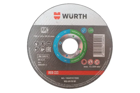 Коло відрізне для нерж. RED STRIPE WURTH 1664131250