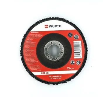 Круг зачисний нейлоново-карбідний RED LINE 22,2/d=125 mm WURTH 1668322125