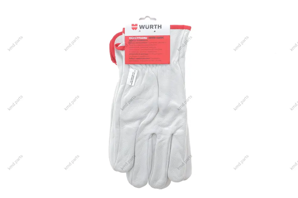 Рукавиці шкіряні (XL) DRIVER CLASSIC WURTH 5350000410 (фото 1)