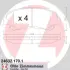 Колодки гальмівні (передні) Nissan Qashqai/X-Trail 07-13 (141.9x58.8x17) (Sumitomo, Akebono) ZIMMERMANN 24632.170.1 (фото 1)