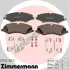 Колодки гальмівні дискові комплект ZIMMERMANN 250221852 (фото 1)
