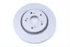 Диск тормозной (передний) Honda CR-V III-IV 2.0-2.2D-2.4 07-(293x28) (с покрытием) (вентилированный)) ZIMMERMANN 280.3175.20 (фото 6)