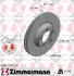 Диск гальмівний Coat Z лівий ZIMMERMANN 460450420 (фото 1)