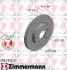 Диск гальмівний Coat Z ZIMMERMANN 590281420 (фото 1)