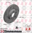 Диск гальмівний BLACK Z лівий ZIMMERMANN 600322654 (фото 6)